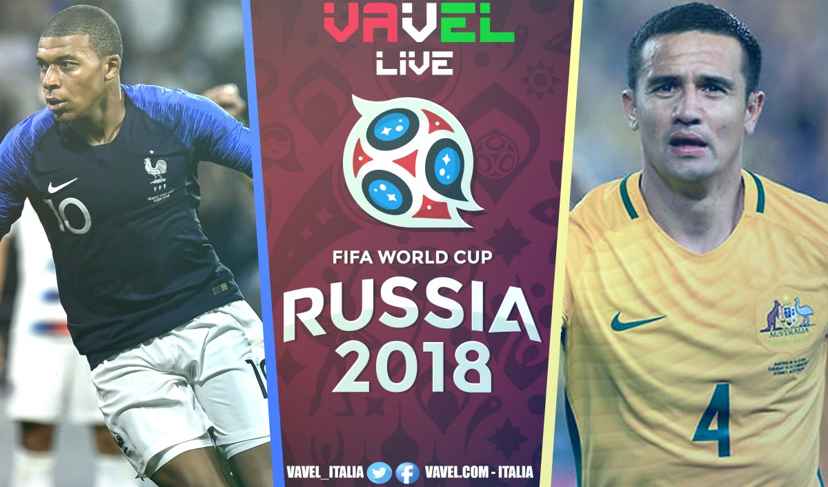 Francia - Australia in diretta, LIVE Mondiali Russia 2018 (2-1): Blues vincono, ma che sofferenza!