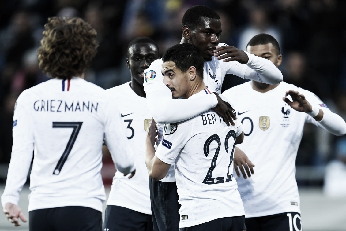 França goleia Andorra e assume liderança do Grupo H pelas Eliminatórias da Euro 2020