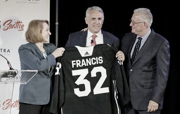 Ron Francis será el primer gerente general de la nueva franquicia de Seattle