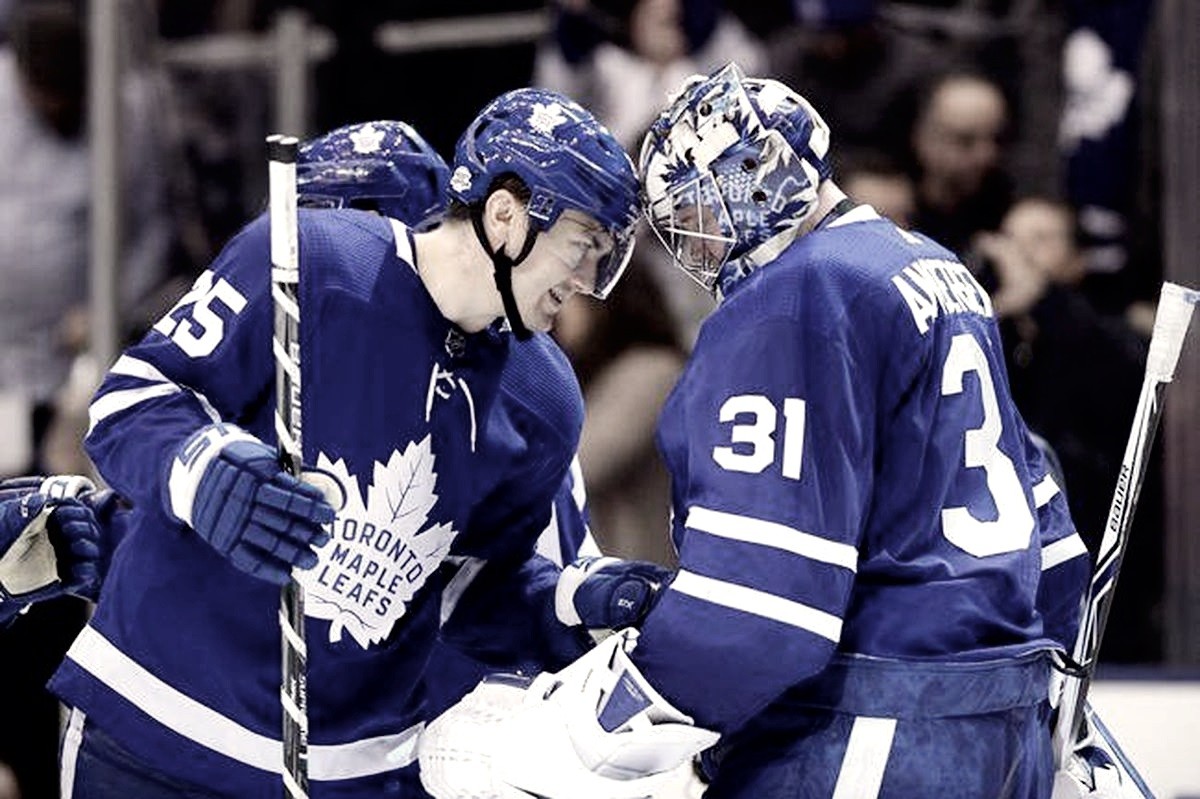 Frederik Andersen and Patrick Marleau come up big to help Leafs avoid going down 3-0