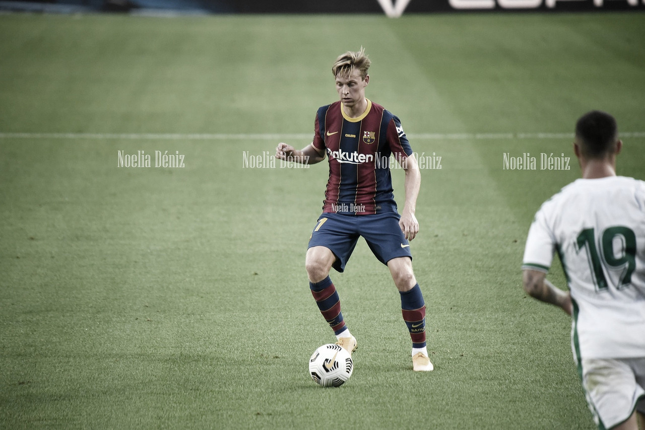 De Jong: "El juego es más fluido y hemos ganado confianza" De Jong: "El juego es más fluido y hemos ganado confianza"