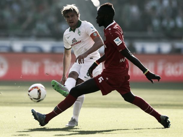 Hannover 96 1-0 Werder Bremen: Sané header seals first win of the season