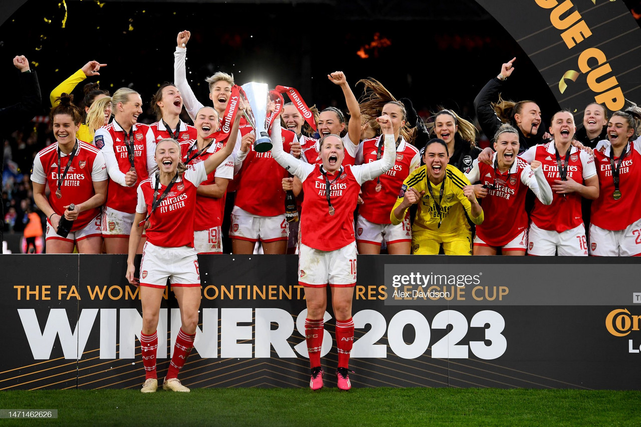 Arsenal 3:1 Chelsea: Arsenal win the 2023 Womens League Cup