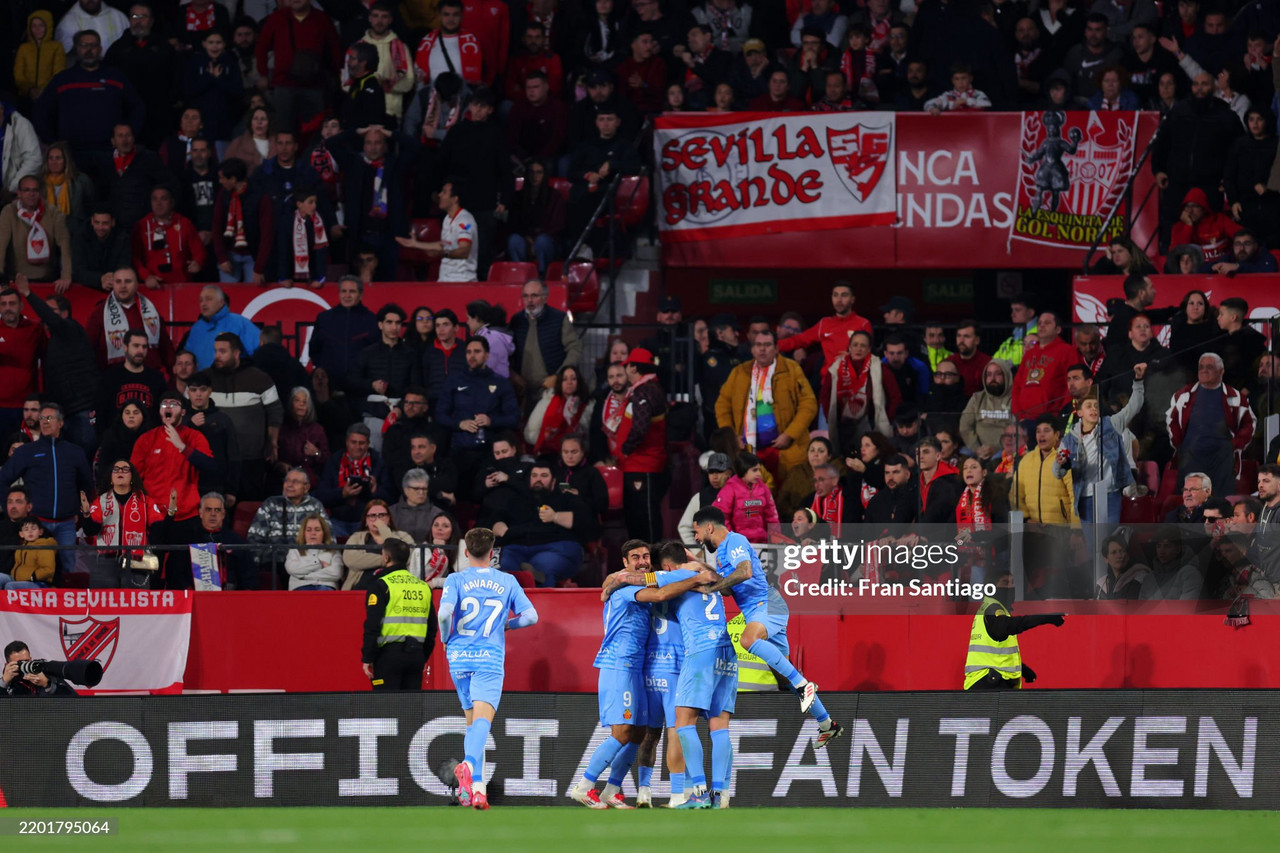 Sevilla 1-1 Mallorca: Mallorca leave it late to rescue a point on the road