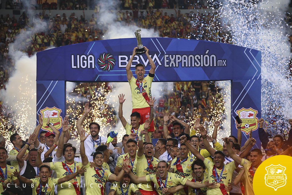 Morelia es el nuevo monarca de
la Liga de Expansión Morelia es el nuevo monarca de
la Liga de Expansión