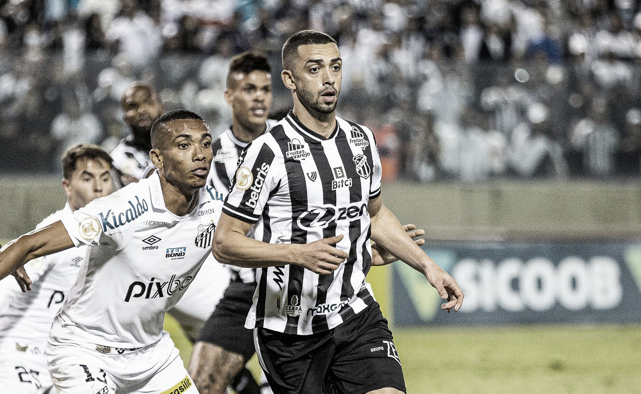Santos e Ceará ficam no empate sem gols na Arena Barueri
