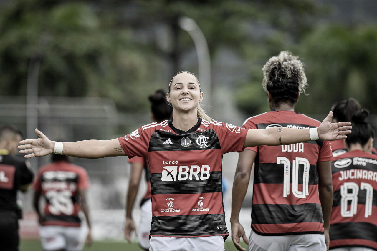 Flamengo derrota Real Brasília e segue na briga com Ferroviária pela liderança do Brasileirão Feminino