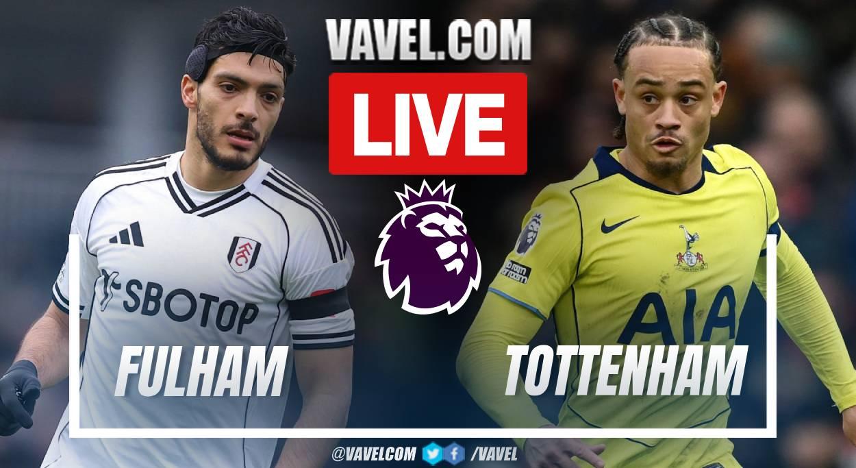 Fulham vs Tottenham LIVE Score Updates: moved match (2-0)