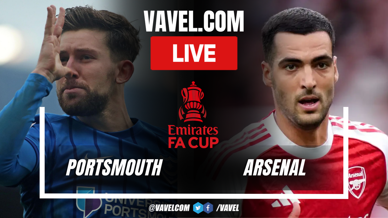 Portsmouth vs Arsenal LIVE Score Updates in FA Cup Match