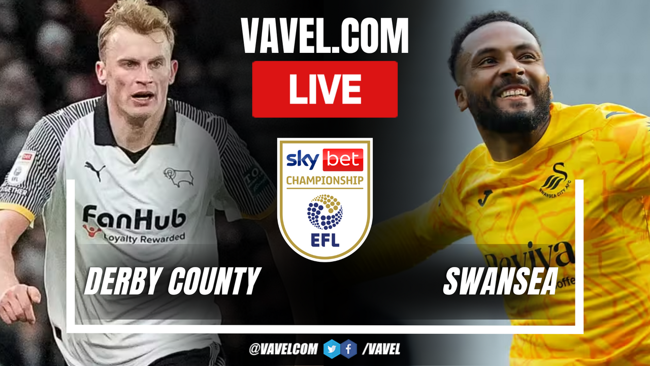 Derby County vs Swansea City LIVE Score Updates in EFL Championship Match