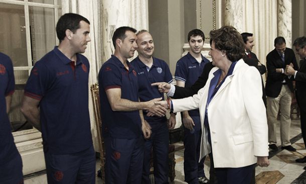 La alcaldesa de Valencia felicita al Levante UDDM