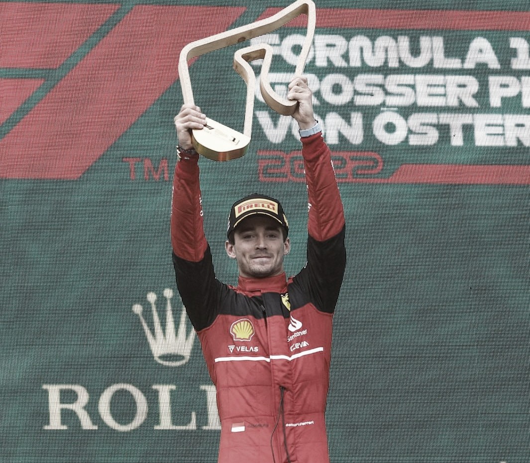 Leclerc ultrapassa Verstappen três vezes e conquista o GP da Áustria de 2022