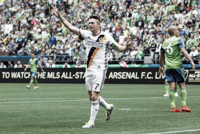 Robbie Keane guides LA Galaxy past Seattle Sounders FC