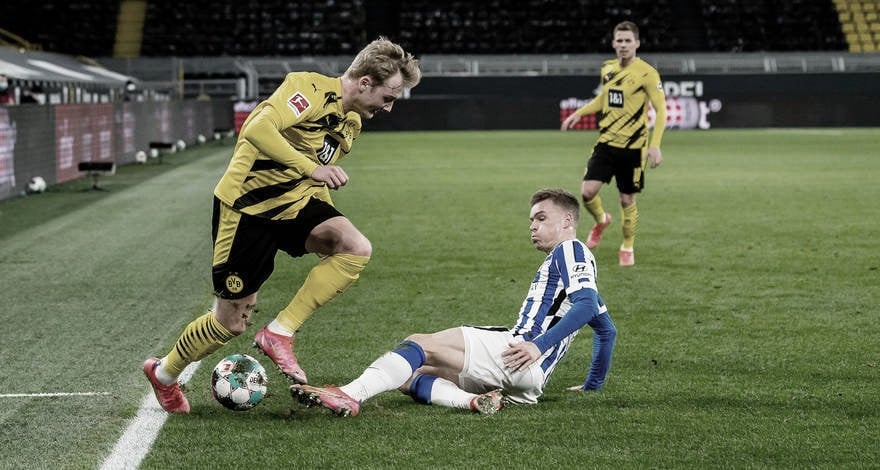 Goal and Highlights: Borussia Dortmund vs Hertha in Bundesliga 
