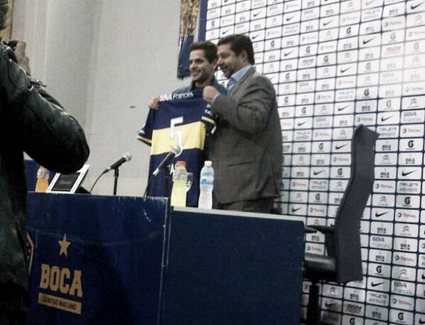 Boca presentó a Fernando Gago como refuerzo oficial