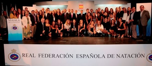 Las estrellas de la natación española brillan en la gala anual de la federación