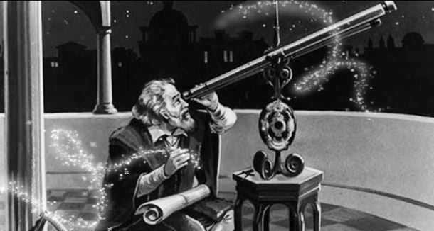 Resultado de imagen de Galileo y su telescopio