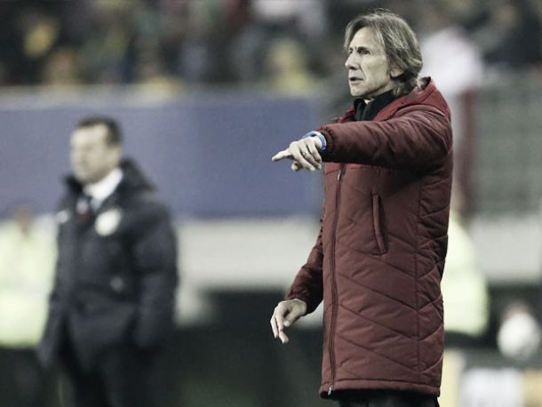 Ricardo Gareca: "Si ganamos estos dos partidos, estamos adentro" Ricardo Gareca: "Si ganamos estos dos partidos, estamos adentro"