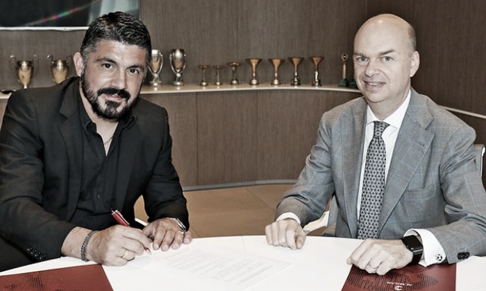 Cinco anos após deixar o Milan, Gattuso retorna ao clube para assumir time de base