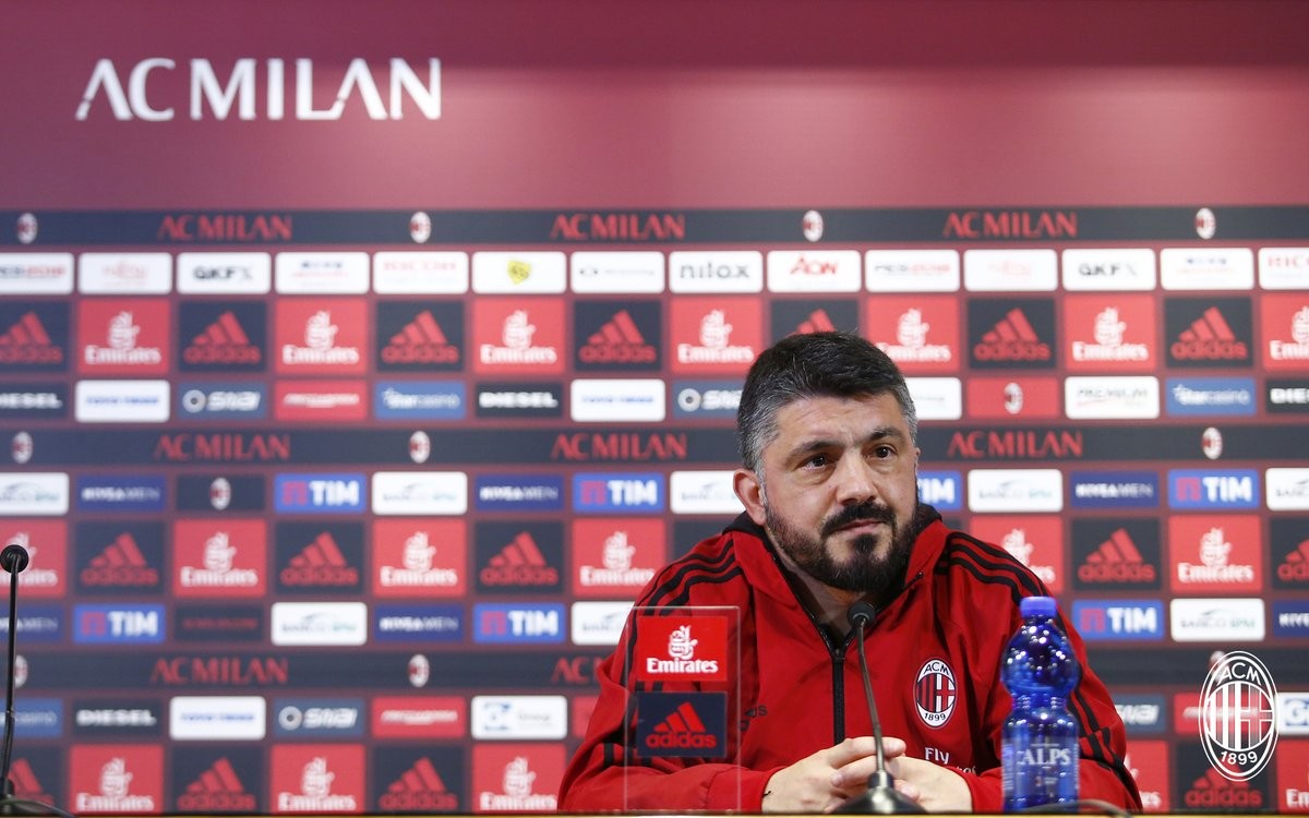 Gattuso: "Gioca Montolivo con l'Inter. Loro sono in piena salute"