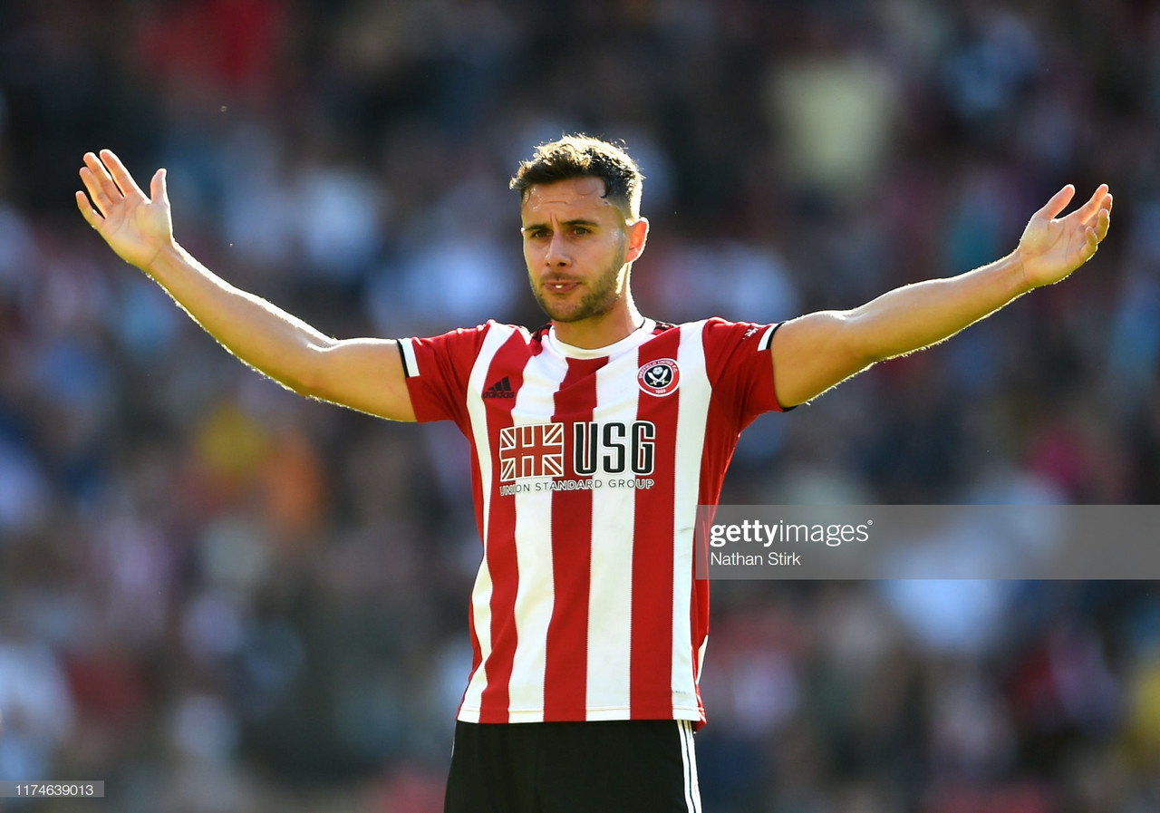 George Baldock: "I love playing at Bramall Lane"