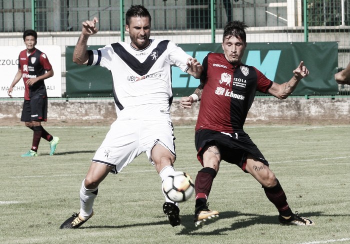 Cagliari, è 2-2 contro il Brescia: Cop in gol, Rastelli moderatamente soddisfatto
