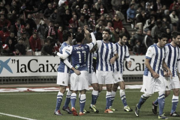 Granada - Real Sociedad: puntuaciones Real Sociedad, jornada 17