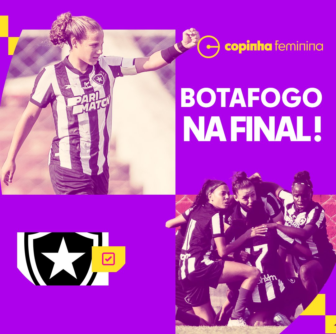 Copinha Feminina: Internacional e Botafogo são os primeiros semifinalistas