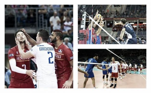 Championnat du monde de volley-ball (groupe D): Les USA et l'Italie confirment, la France se fait peur