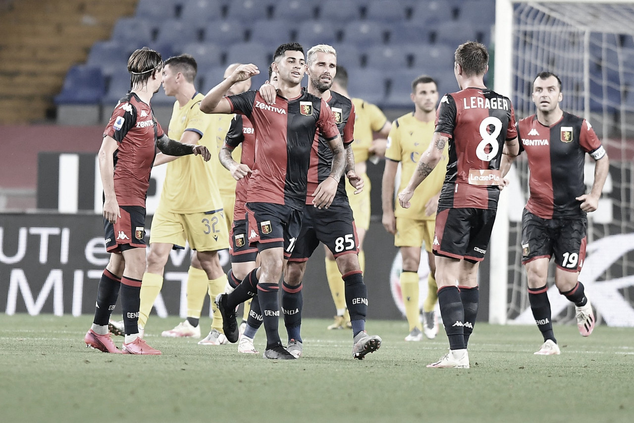 Preciso nas finalizações, Genoa bate Hellas Verona e garante permanência na Serie A Preciso nas finalizações, Genoa bate Hellas Verona e garante permanência na Serie A