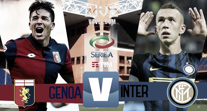Terminata Genoa - Inter in Serie A 2016/17 (1-0): Gol di Pandev, Lamanna para un rigore