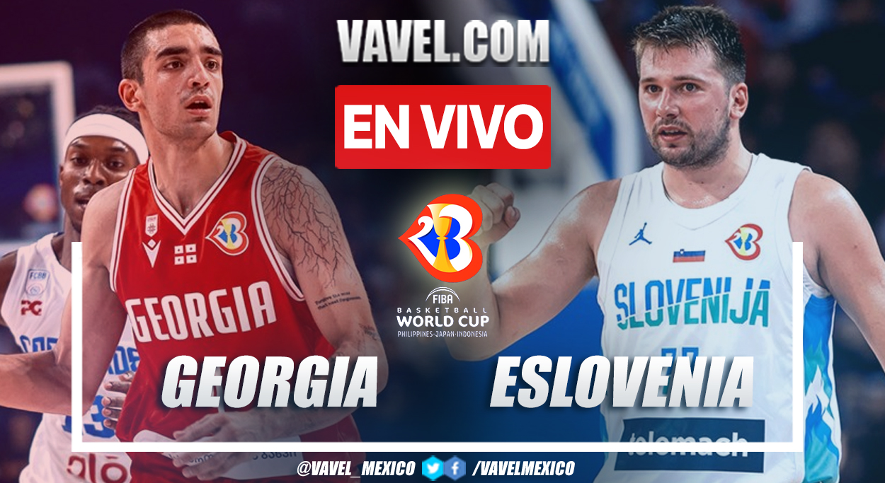 Georgia vs Eslovenia EN VIVO: ¿cómo ver transmisión TV online en Mundial FIBA? | 27/08/2023