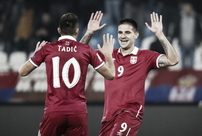 Qualificazioni Russia 2018 - Tadic e Mitrovic trascinano ancora la Serbia: vittoria 1-3 in Georgia