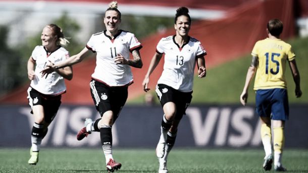 Germany 4-1 Sweden: Favourites through to last eight after comfortable victory over Swedes