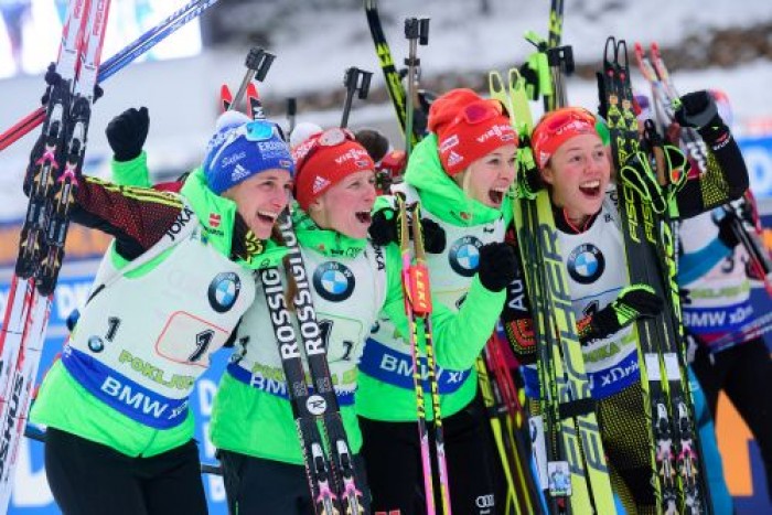 Biathlon - Ruhpolding: la  Germania di Dahlmeier si impone in staffetta