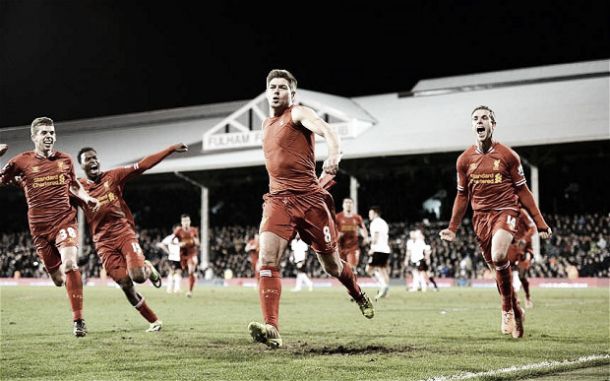 Fulham 2-3 Liverpool: Late Gerrard penalty seals important win for the Reds