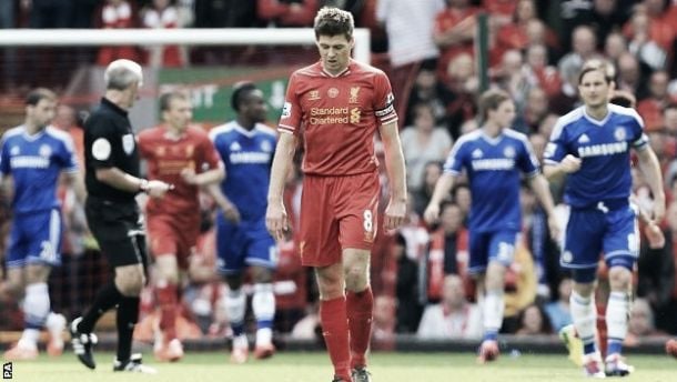 A year on: Liverpool 0-2 Chelsea