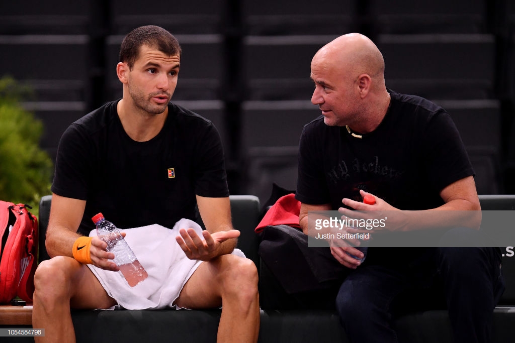 Grigor Dimitrov hires Andre Agassi as consultant