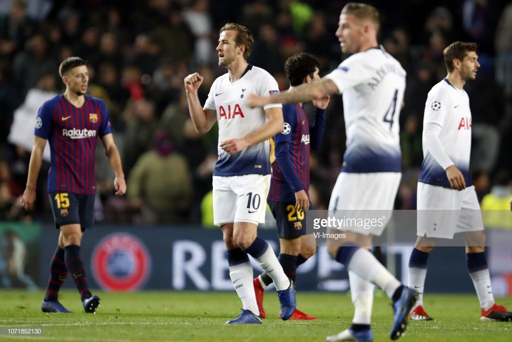 Barcelona 1-1 Tottenham Hotspur: Moura strikes late to send Lilywhites to last 16 of Champions League