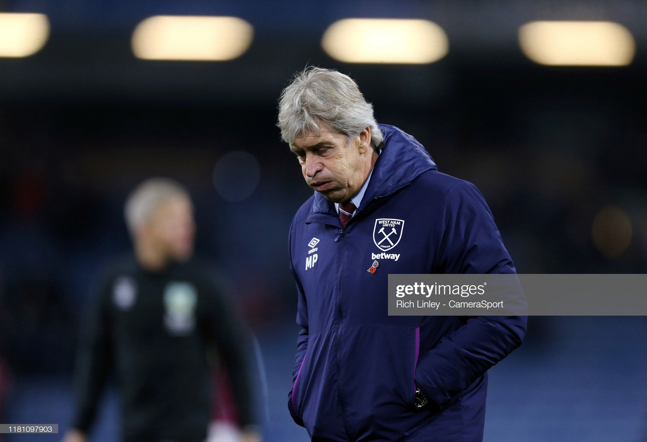 Manuel Pellegrini refuses to criticise Roberto after error in Burnley defeat