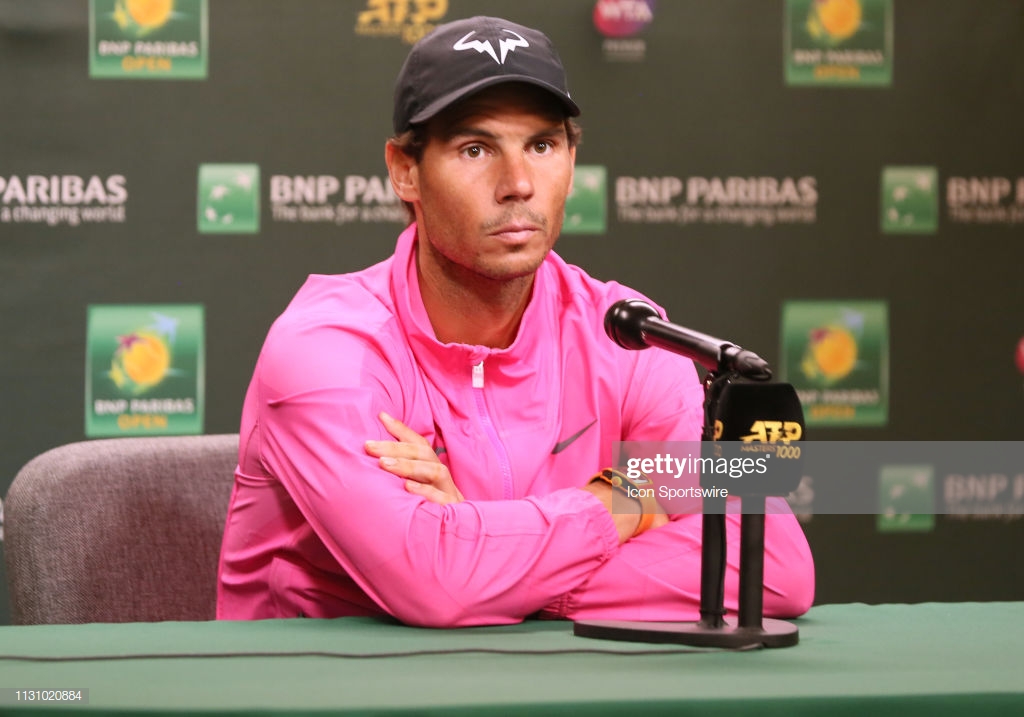 Rafael Nadal withdraws from BNP Paribas Open semifinals