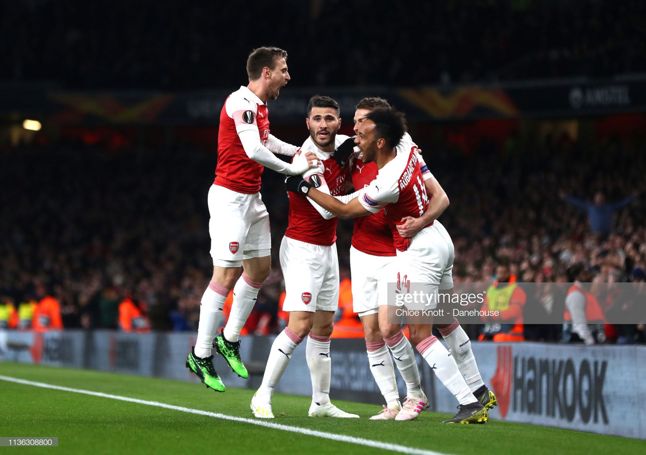 Arsenal 2-0 Napoli: Gunners take commanding lead in Europa League quarter-final