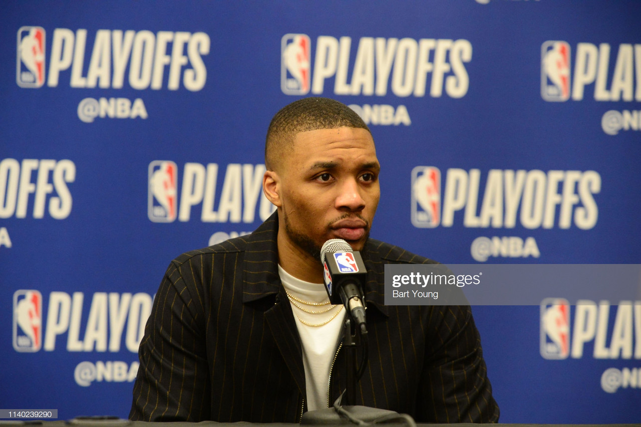 Damian Lillard reveals Blazers' referee distraction in Game 1 loss