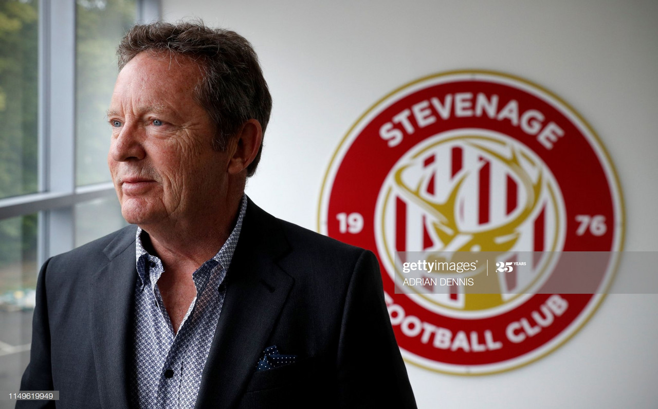 Stevenage chairman Phil Wallace speaks out after vote ends League Two season