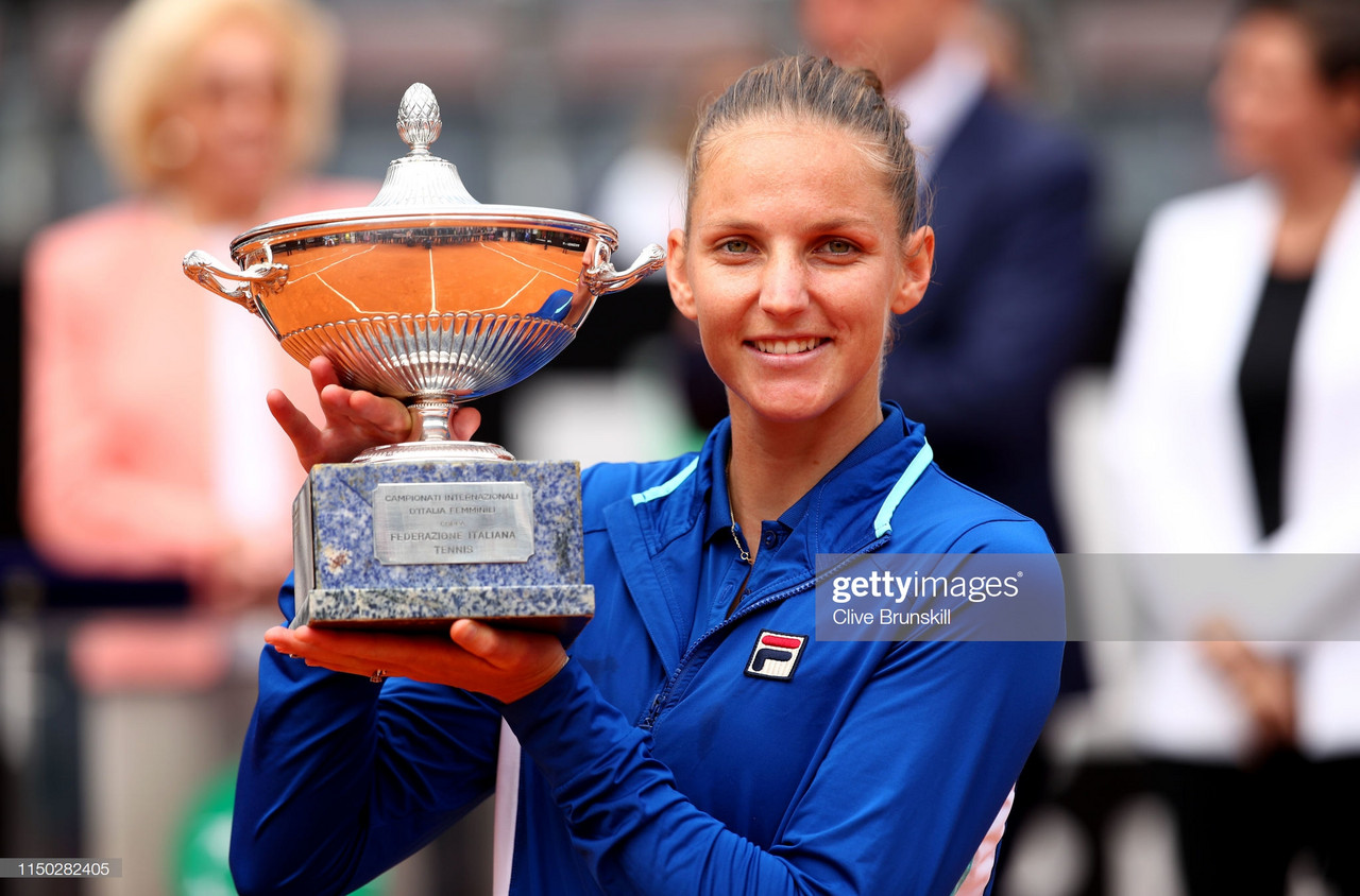 WTA Rome: Karolina Pliskova overcomes Johanna Konta to claim title