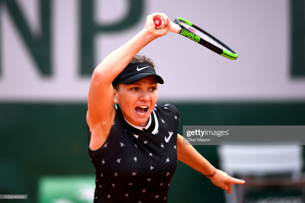 French Open: Simona Halep starts title defence with tough three-set victory