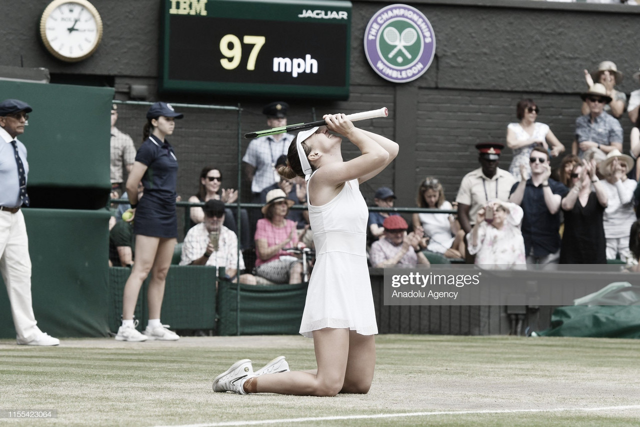 Simona Halep: "Fue el mejor partido de mi vida" Simona Halep: "Fue el mejor partido de mi vida"