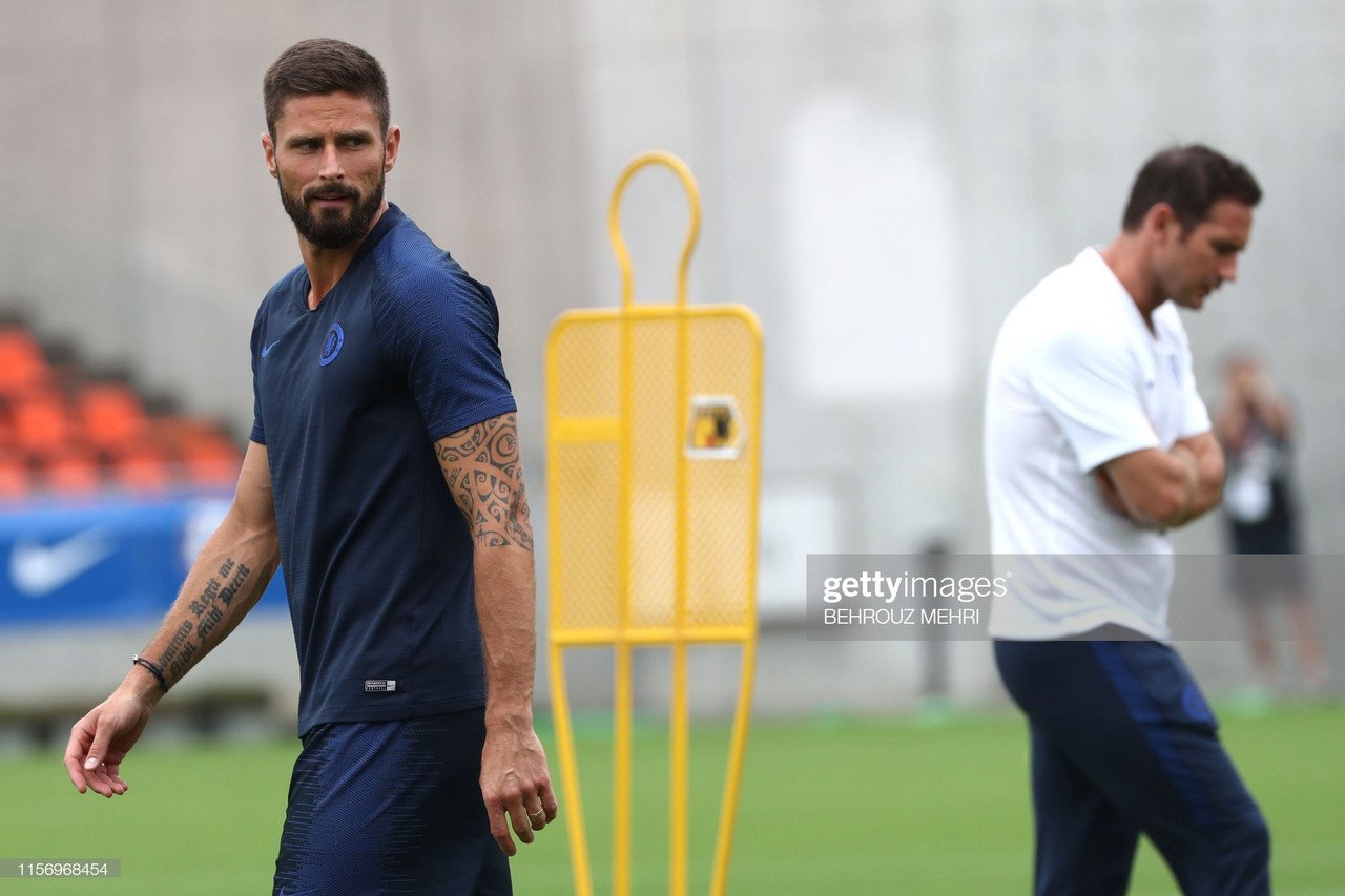 Giroud hails ‘competitor’ Lampard during pre-season