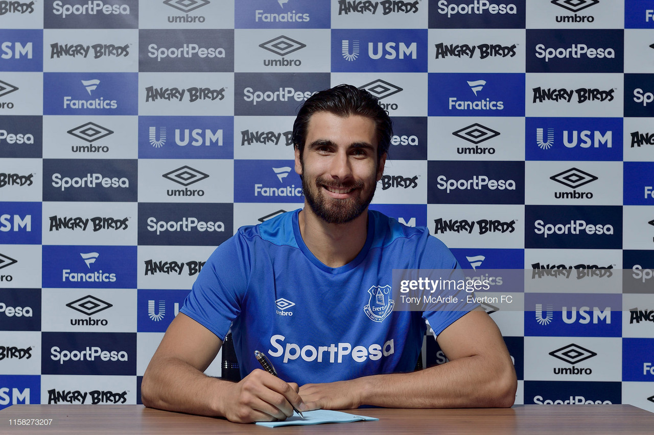 Everton complete permanent signing of Andre Gomes