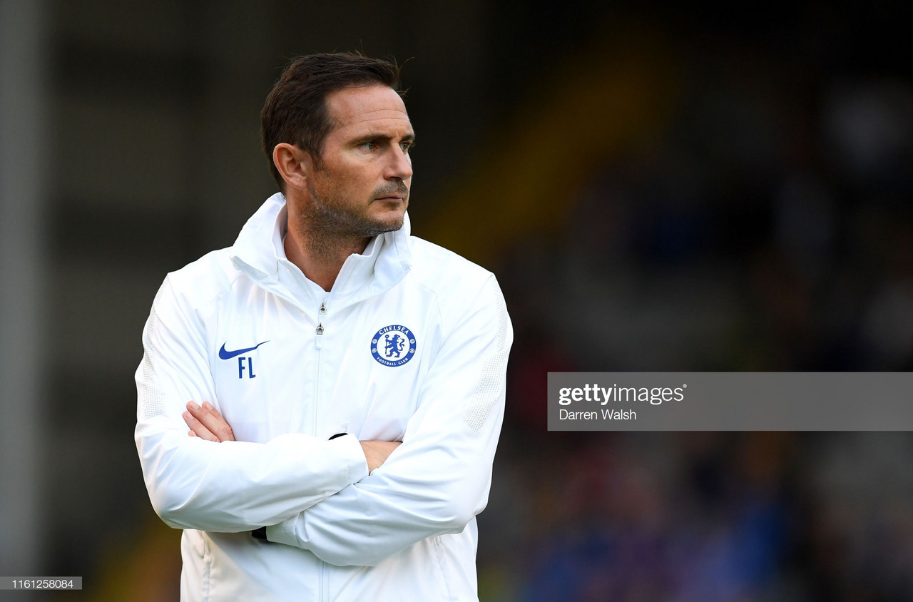 Frank Lampard shares his thoughts on Chelsea’s tough start